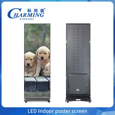 Tabella di menù di illuminazione all'interno a LED di benvenuto 640mm*1920mm Scatola di illuminazione rettangolare con telaio in alluminio Materiali acrilici e di vetro