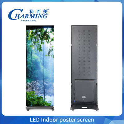 Poster digitale portatile Smart TV Pubblicità all'interno Poster Screen 1,86mm Alta risoluzione