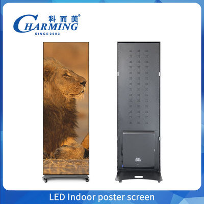 Dispone di un alto tasso di aggiornamento GOB Process Foldable LED Poster Screen e Smart Mobile Control