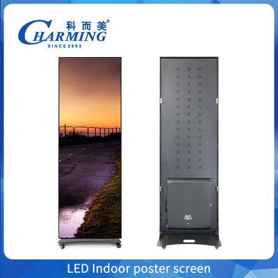 Dispone di un alto tasso di aggiornamento GOB Process Foldable LED Poster Screen e Smart Mobile Control