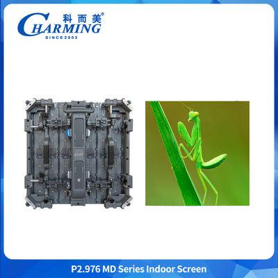 Servizio di fronte incantato P2.98 Indoor Led Wall Display Flexible Screen For Advertising Noleggio