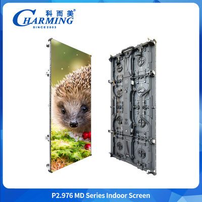 Servizio di fronte incantato P2.98 Indoor Led Wall Display Flexible Screen For Advertising Noleggio