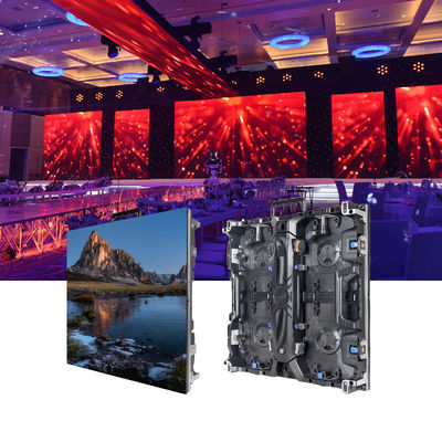 Alta frequenza di aggiornamento, colori vivaci P2.976 LED OutdoorScreen per campo da basket, ristorante, mostra