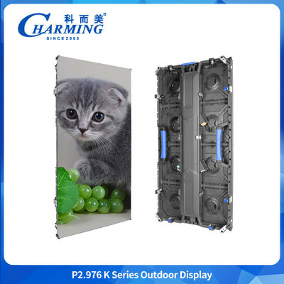 Display da parete video a LED per esterni P2.98 IP65 impermeabile con frequenza di aggiornamento di 7680 Hz per soluzioni di schermi pubblicitari