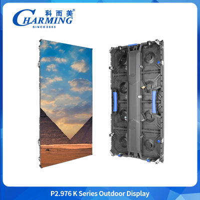 P2.6 all'interno schermo a LED a noleggio 7680hz LedWall Display 500*500mm Fast Food all'interno LED