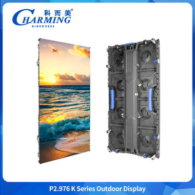 Temperatura di lavoro rigida e resistente -20°C-60°C P2.976 K RGB Color Led Sign Board Led Wall Screen Con elevato tasso di aggiornamento