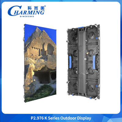 Velocità di trasmissione rapida P2.976 Video all'aperto Fullcolor Led Display IP 65 K Serie Video In Nigeria