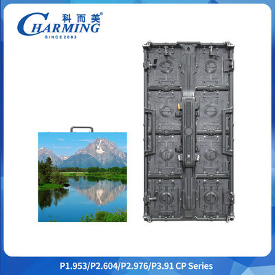 7680Hz Manutenzione anteriore e posteriore 14-16bit P2.6/2.98/3.91 Regolare Curvo Flessibile CP Serie LED Video Parete Screen Rental