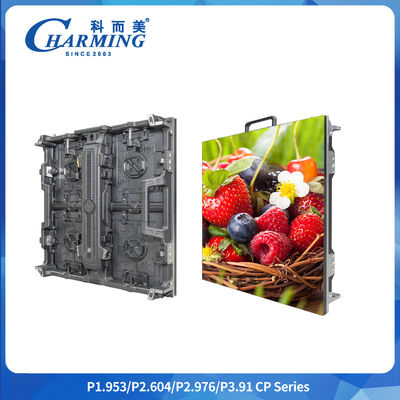 P2.6 P2.98 P3.91 Legatura di alluminio Video ad alte prestazioni IP42 SMD2020 Pubblicità interna Pubblicazione Negozio al dettaglio Sala espositiva Display a parete LED
