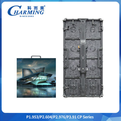 P2.9mm Full Color Led Panel Indoor Curved Backdrop Aluminum Cabinet Led Screen Display per la pubblicità