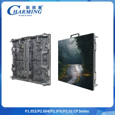 Alta definizione P1.9-3.91 7680hz Refresh rate Cp Serie 500*500/1000mm Staggered Splicing Rental Curved Regula Outdoor And Indoor Flexible Led Video Wall