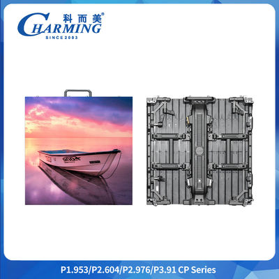6.6kg 500x500/1000x84mm 1.95 Piccolo Pitch Gob Craft Curved Regula Screen P2.6-P3.91 Flessibile a colori pieni RGB Digital Advertising Indoor Rental Dance Club Display LED