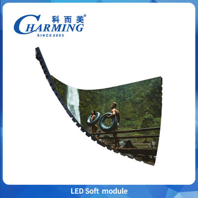 3840-7680Hz Alta frequenza di aggiornamento Installazione ad assorbimento magnetico forte P2 P2.5 P3 P4 Modulo a LED morbido flessibile Pantalla Led For Event