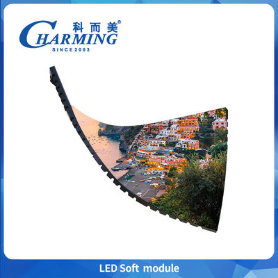 320×160×7.5MM Modulo di schermo a led flessibile 270g Luce P2 P2.5 P3 P4 Modulo di schermo a led all'interno