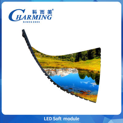 Prodotto all'ingrosso P4 Led Soft Module Indoor Display Panel Module Peso 255g 256*128MM Basso consumo energetico