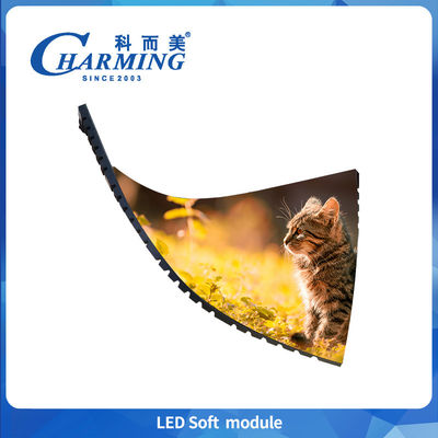 Modulo morbido a led schermo a led alta frequenza di aggiornamento display di luce anti-ambiente personalizzabile flessibile