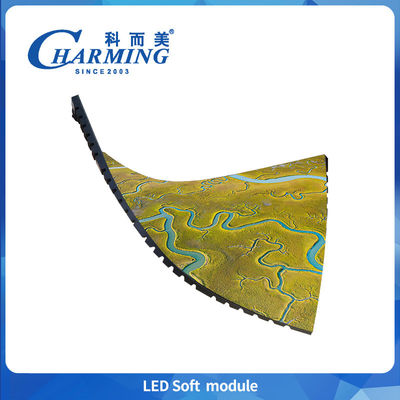 Modulo flessibile P2-P3.076 Indoor Led Soft Module 16 Bit High Grey Scale Full Color Per centro commerciale