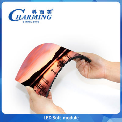 Modulo morbido a led schermo a led alta frequenza di aggiornamento display di luce anti-ambiente personalizzabile flessibile