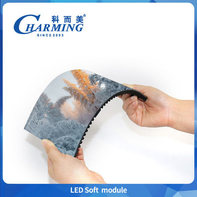 Display a LED a colori interiori P4 P2.5 Modulo a LED morbido Display flessibile