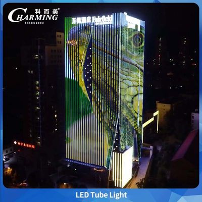 U38 Tubo luminoso a LED RGB in lega di alluminio DC24V Controllo SPI per edifici