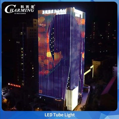 Affascinante 24w 0,5/1m Aminal Video RGB LED Tube Illuminazione per facciata edificio