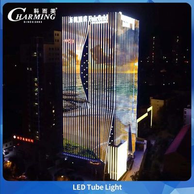 Tubo luminoso a LED SMD5050 IP65 impermeabile per esterni in alluminio per contorni di grandi edifici commerciali