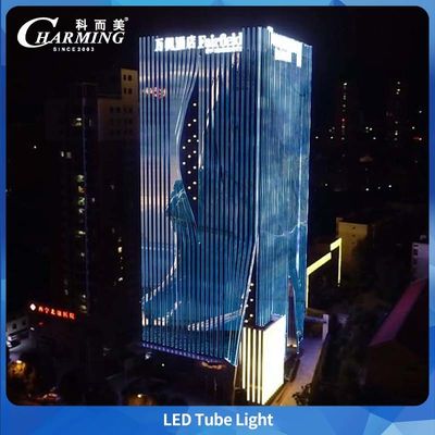 Leggio di alluminio + luce del tubo PC per il progetto di illuminazione di edifici esterni porta testa e ponte