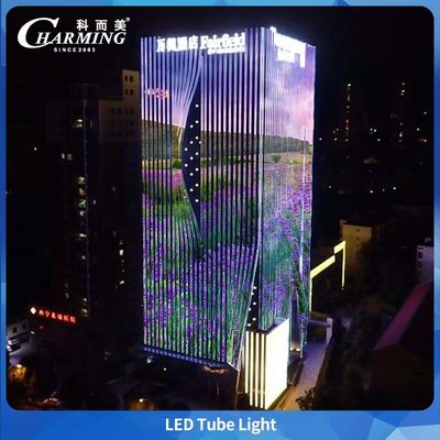 SMD5050 Vendita Calda DMX Esterno Impermeabile Edificio Elevazione DC24V Tubo di Luce in Alluminio