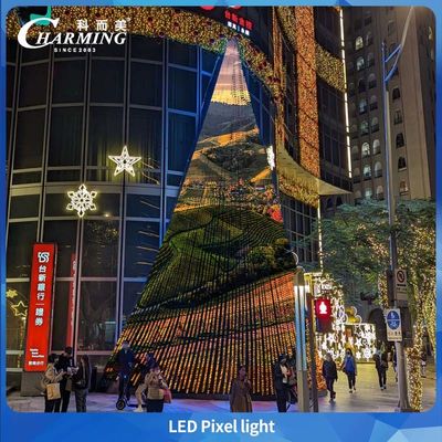 Affascinante Luce LED Pixel di Nuova Generazione 2025 40D 40×27.3mm IP66 Impermeabile Alloggiamento in PC Per Illuminazione di Attrazioni Turistiche e Decorazioni Architettoniche