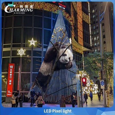 Incantevole 2025 Nuovo prodotto di innovazione LED Pixel Light 40D 40*27.3MM Materiale PC IP66 Attrazioni turistiche Decorazione