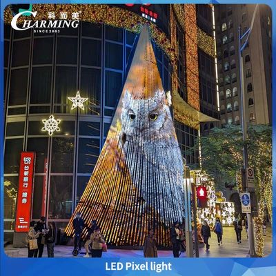 Pixel LED a punti da 30 mm RGB DC24V per esterni, luce a punti LED DMX per edifici di facciata