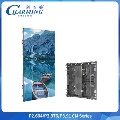 P3.91 500x1000 mm LED Video Wall Rental Display Legatura di alluminio