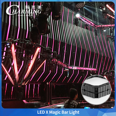 Facile da smontare e assemblare in diverse lunghezze Prodotto affascinante LED X Magic Bar Modulare Design Prodotto affascinante LED X Magic Bar RGB LED Pixel Bar Per evento di intrattenimento