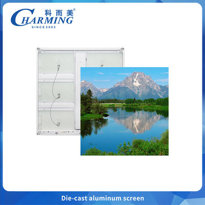 P6.66 Display LED all'aperto a noleggio con splicing ad arco e alta luminosità resistente alla corrosione oltre 6000 Cd/m2