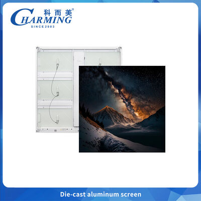Display LED in alluminio pressofuso per esterni IP65 P4.44-P10, manutenzione anteriore/posteriore, ultraleggero 25 kg/armadio