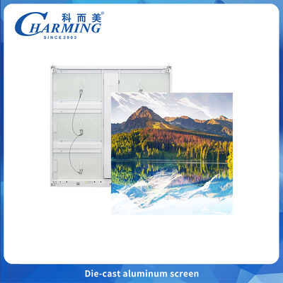 Ultimo schermo LED esterno P10 ad arco con contrasto elevato e splicing angolare a 90°, IP65