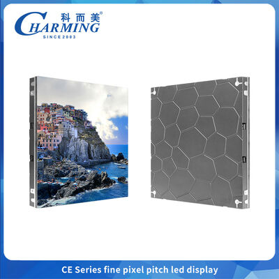 Display LED per interni HD P1.53 Crystal-Clear Immersion per pareti di sfondo di studi di notizie senza soluzione di continuità