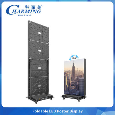 Display LED Pieghevole Salvaspazio P1.86 P2 P2.5 Display con Volume di Imballaggio Ridotto del 25% per Palco a Noleggio