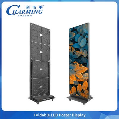 Display LED Pieghevole Salvaspazio P1.86 P2 P2.5 Display con Volume di Imballaggio Ridotto del 25% per Palco a Noleggio