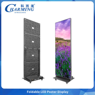 Schermo LED a giunzione senza cuciture a blocco rapido P2 P2.5 Cabinet pieghevole con fori di posizionamento per una facile installazione