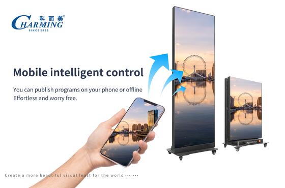schermo a LED pieghevole con tecnologia GOB ad alto tasso di aggiornamento e controllo mobile intelligente