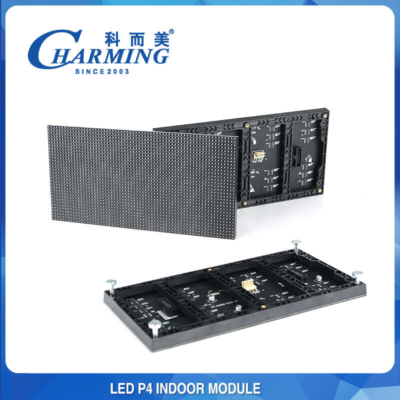 Nuovo design P4 Rgb Led Panel 256x128mm Indoor Background Led Module 3840Hz Lossless Image Quality Digital Display Screen Per il Retail Stage Video Wall della Chiesa