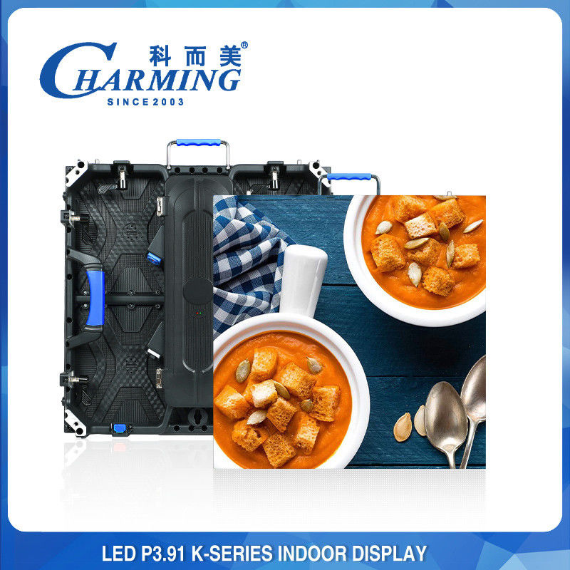 2Display a LED interno con.6mm pixel pitch con 13.5kg di peso e materiale in lega di alluminio