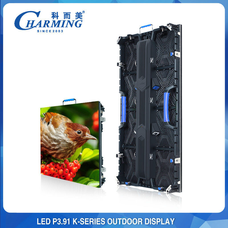 Video esposizione di parete all'aperto di colore pieno LED, video schermo locativo di P3.91 LED