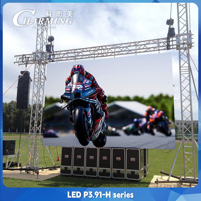 16 bit P3.91 Rental LED Display Protezione frontale per eventi Sfondo all'aperto