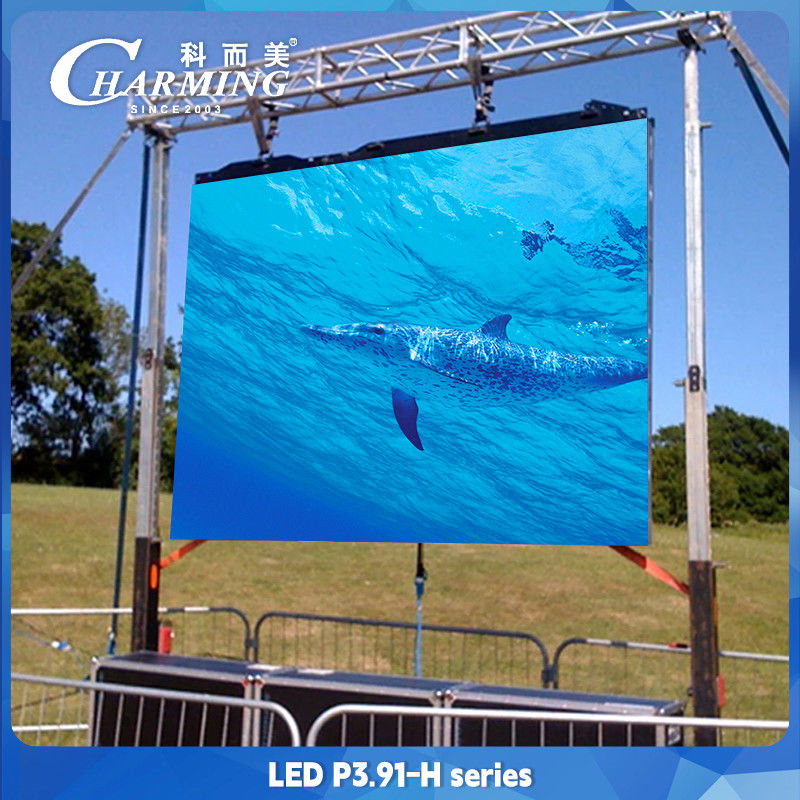 8K Rental P3.91 IP65 Front Service LED Video Wall Screen con luminosità di 4500CD/M2