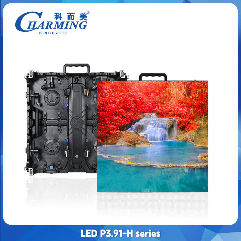 P2.6 P2.98, P3.91 Visualizzazione video LED a parete di affitto Alta luminosità