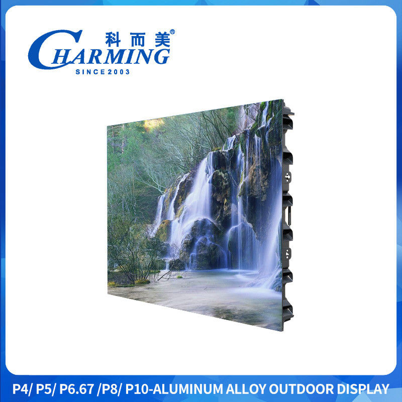 Display a LED P4 all'aperto ad alto livello di grigio a 16 bit con angolo di visione ultra ampio con blocco rapido in lega di zinco