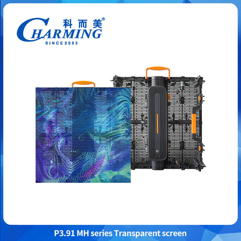 P3.91 -7.8 schermo a LED trasparente schermo adesivo su vetro schermo a LED