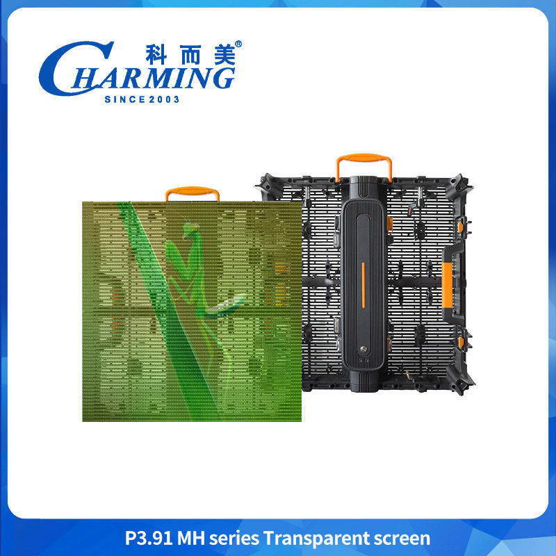 Shopping Mall 3.91mm Hd schermo trasparente LED impermeabile video muro per la pubblicità